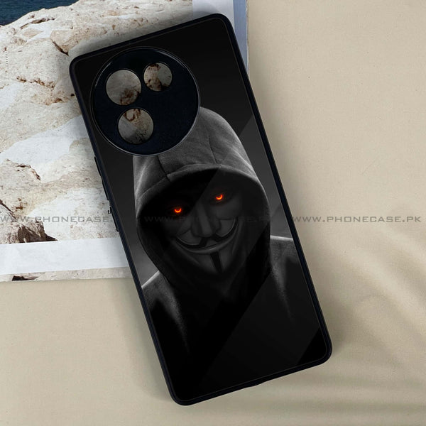 Vivo V30E - Anonymous 2.0 Design 4- Premium Printed Metal soft Bumper shock Proof Case CS-47128