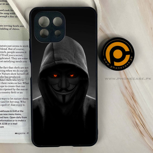 Xiaomi MI 11 Lite/ Xiaomi 11 Lite 5G NE - Anonymous 2.0  Design 4 - Premium Printed Glass soft Bumper shock Proof Case  CS-30998