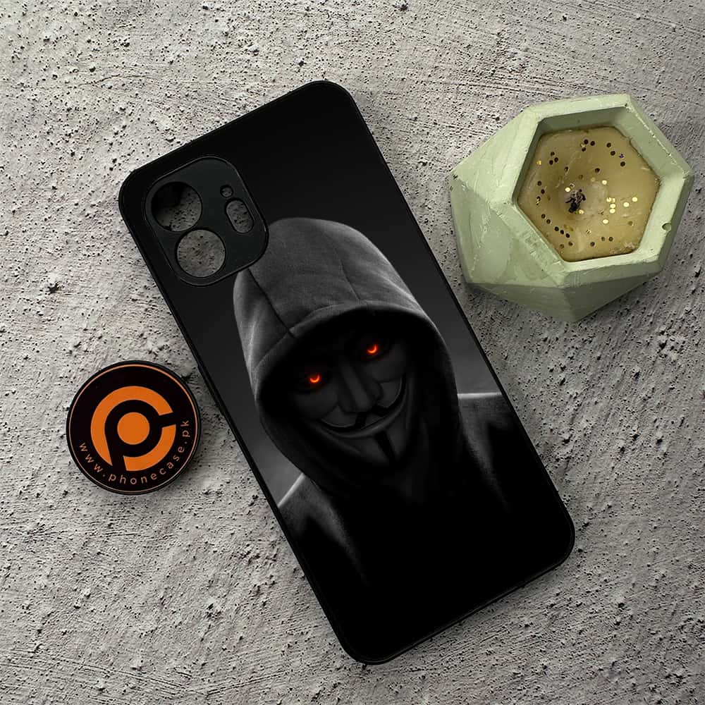 Nothing Phone 2 - Anonymous 2.0 Series - Premium Metal  Printed soft Bumper shock Proof Case