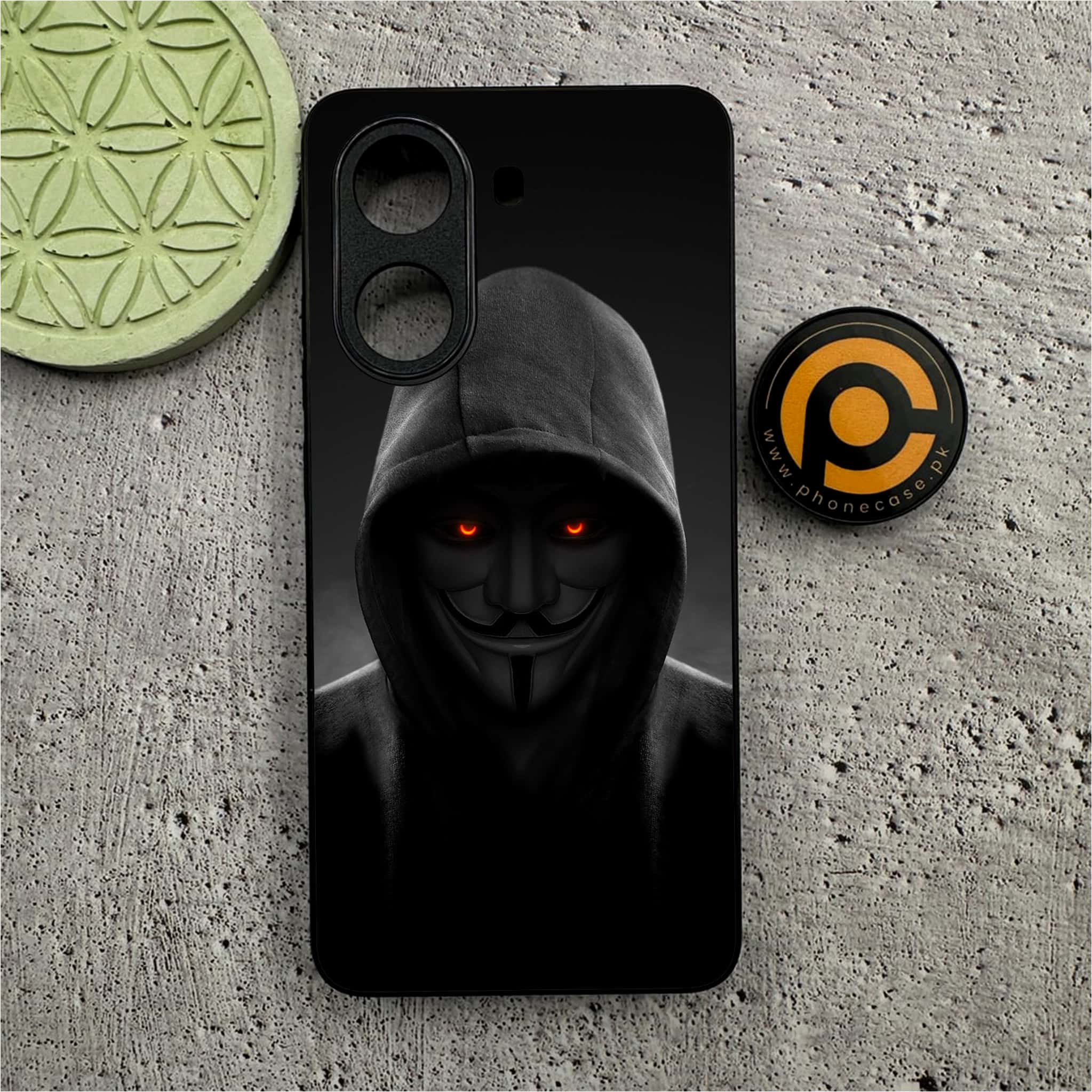 Xiaomi Poco X7 Pro 5G - Anonymous 2.0 Series - Premium Metal Printed soft Bumper shock Proof Case