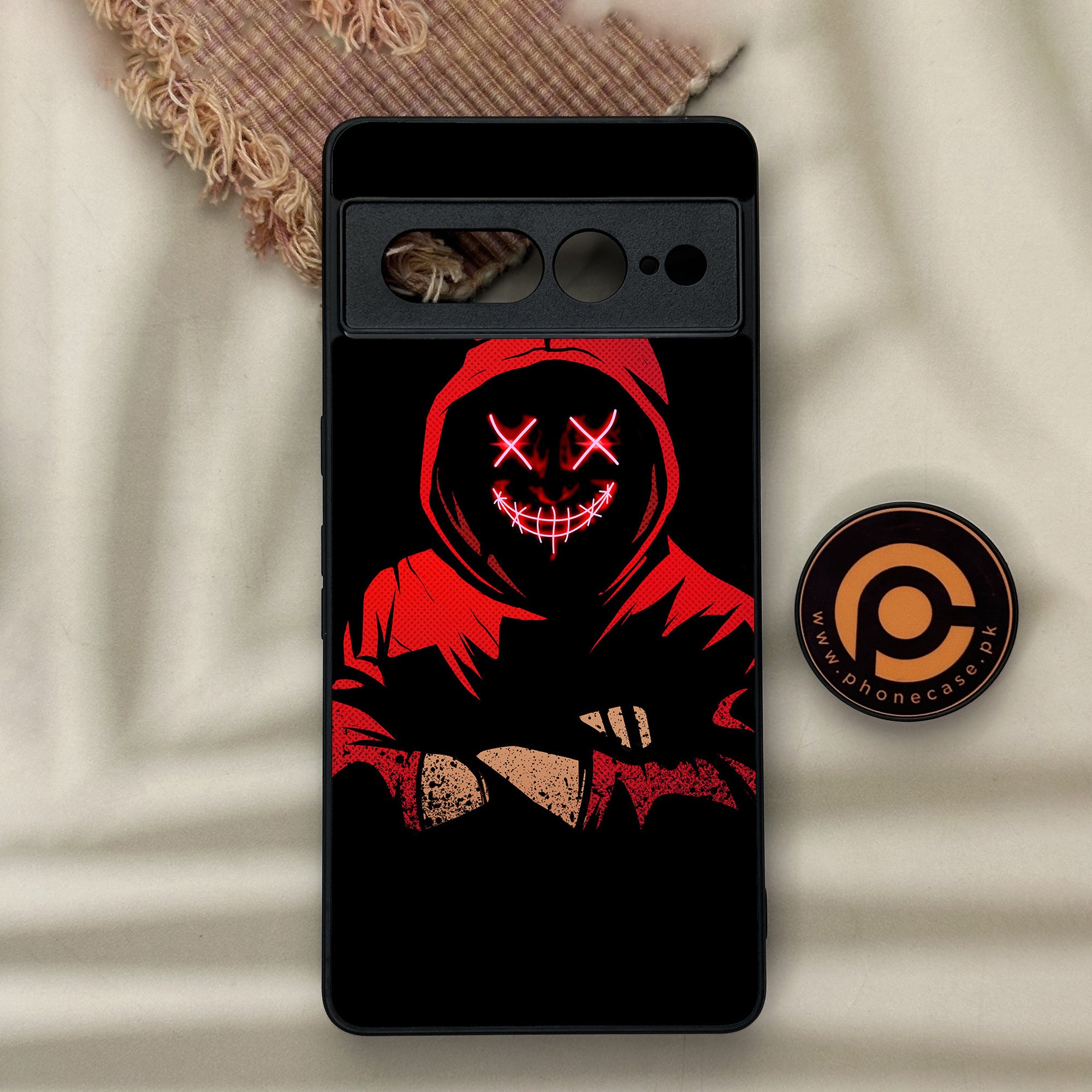 Google Pixel 7 Pro - Anonymous 2.0 Series - Premium Metal Printed soft Bumper Shock Proof Case