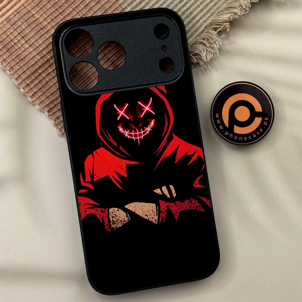 iPhone 17 Pro Max - Anonymous 2.0 Series - Premium Metal Printed soft Bumper shock Proof Case