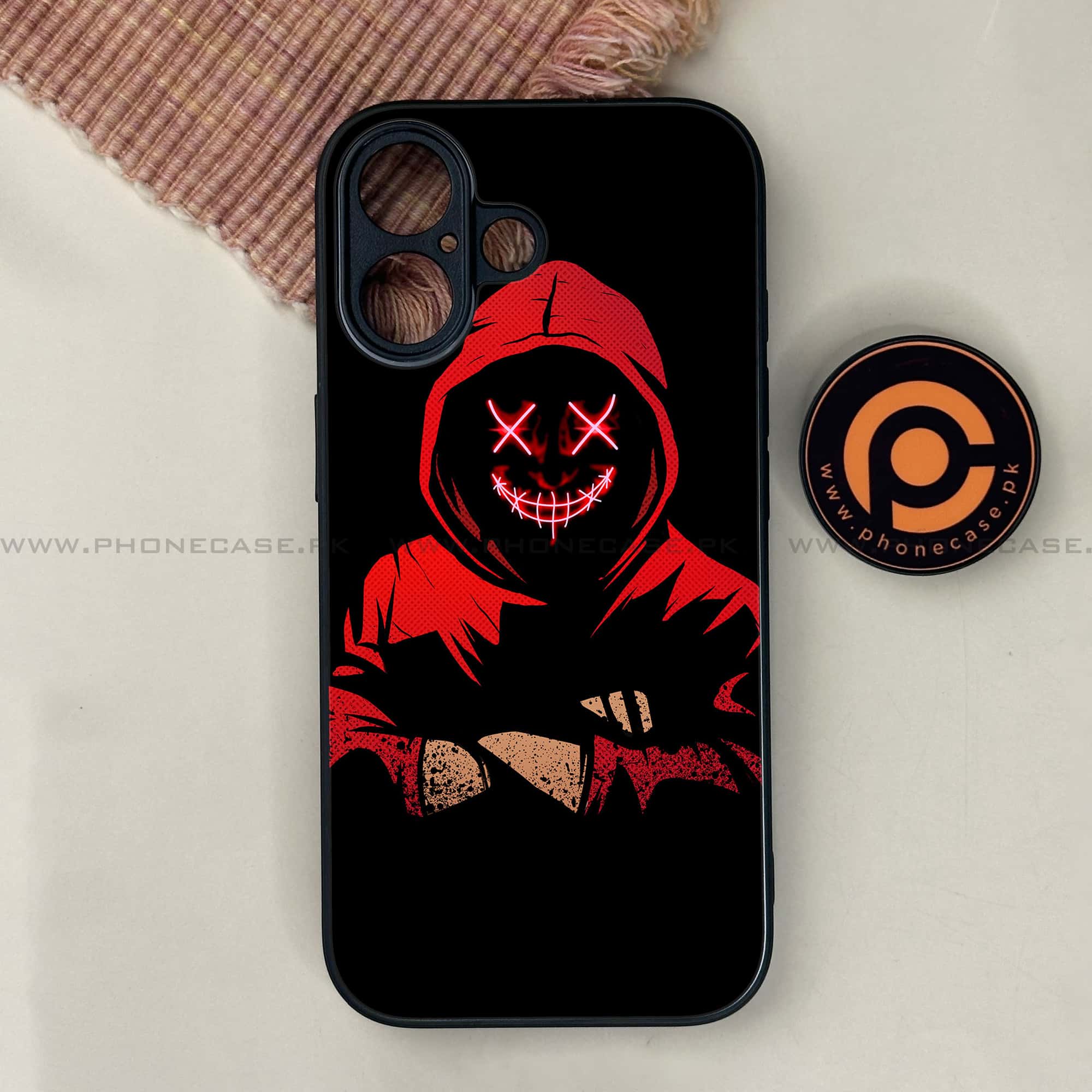iPhone 17 - Anonymous 2.0 Series - Premium Printed Glass soft Bumper shock Proof Case