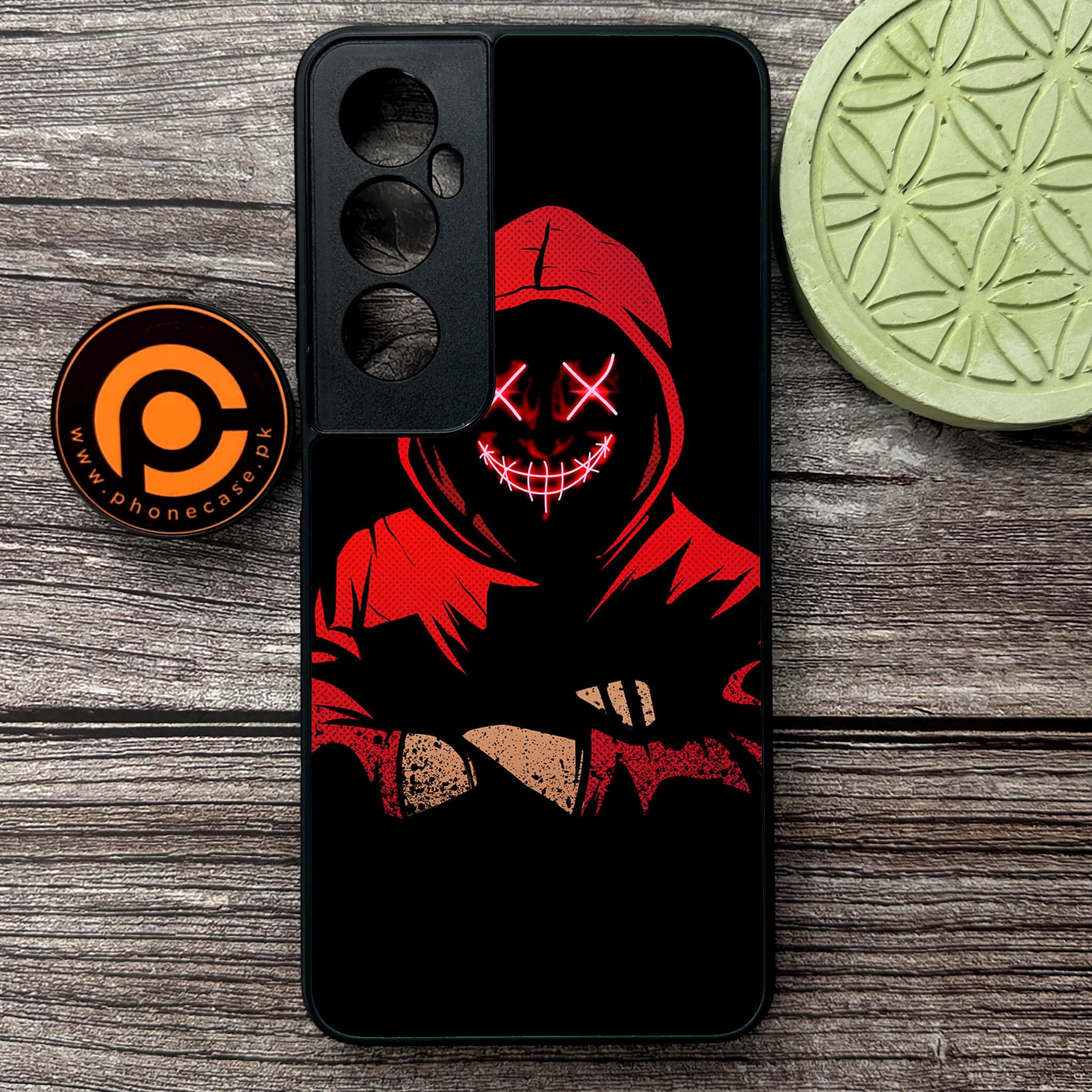 Realme C65  - Anonymous 2.0 Series - Premium Metal Printed soft Bumper shock Proof Case