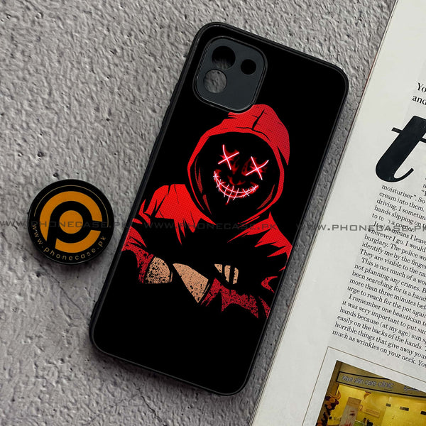 Samsung Galaxy A03 - Anonymous 2.0  Design 5  - Premium Metal Printed soft Bumper shock Proof Case  CS-30549
