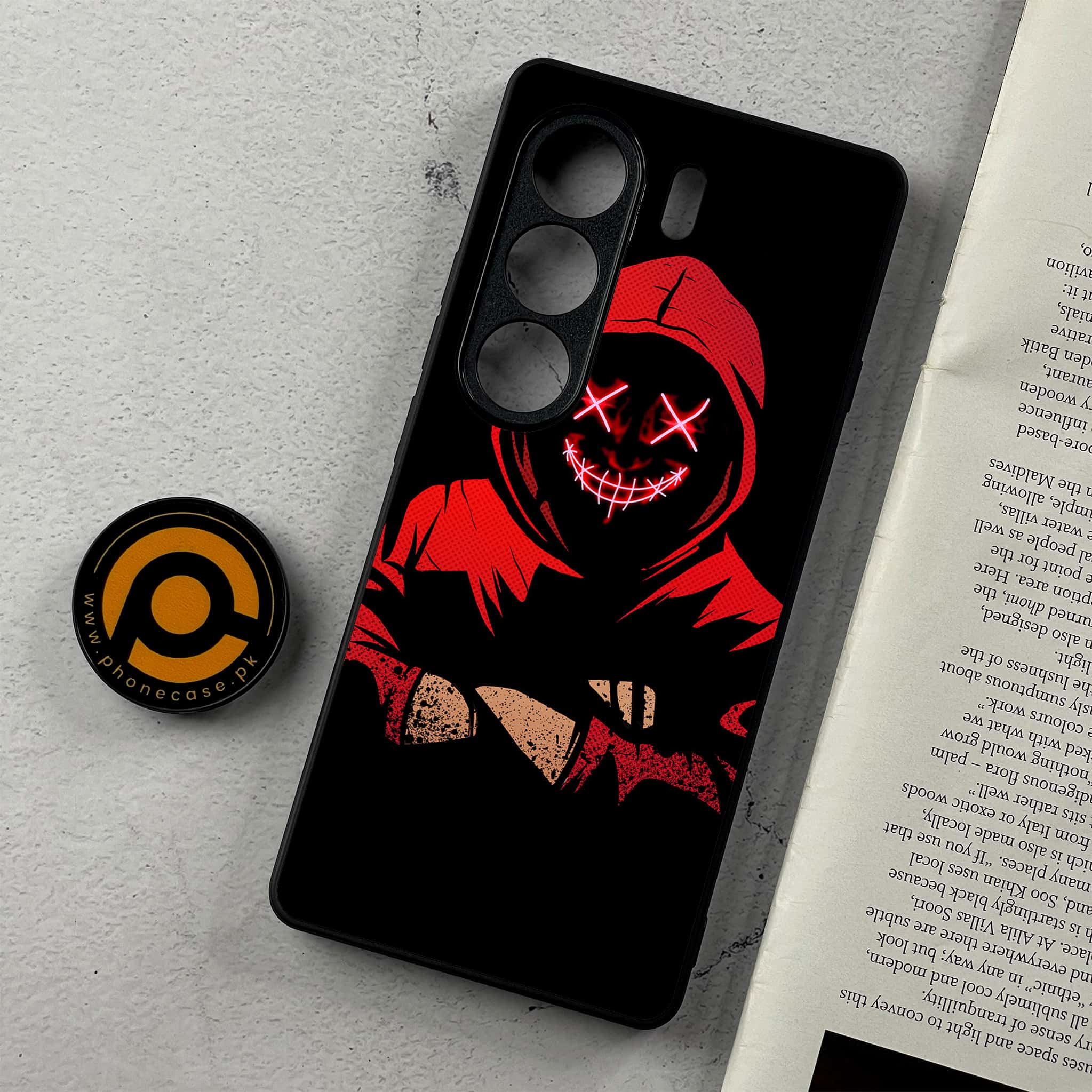 Tecno Camon 40 Pro - Anonymous 2.0 Series - Premium Metal Printed Soft Bumper Shockproof Case