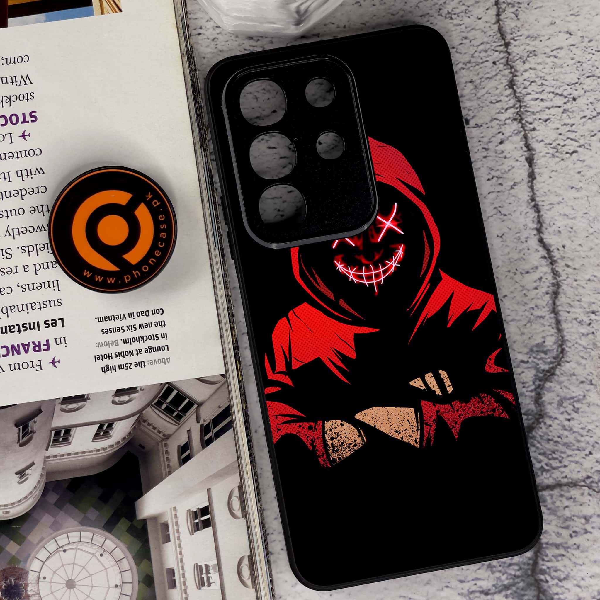 Vivo Y29 4G - Anonymous 2.0 Series - Premium Metal Printed soft Bumper Shock Proof Case