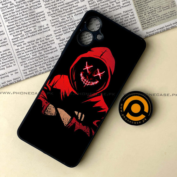 Samsung Galaxy A06  - Anonymous 2.0 Design 5  - Premium Metal Printed soft Bumper shock Proof Case CS-38209