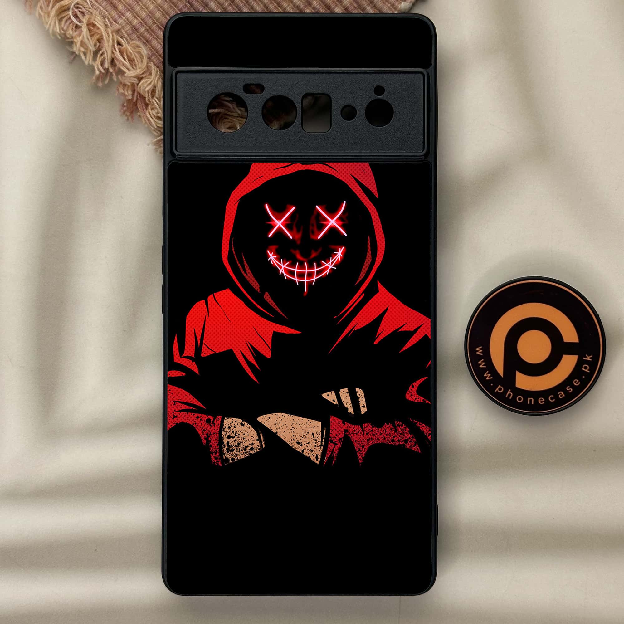 Google Pixel 6 Pro - Anonymous 2.0 Series - Premium Metal Printed soft Bumper Shock Proof Case