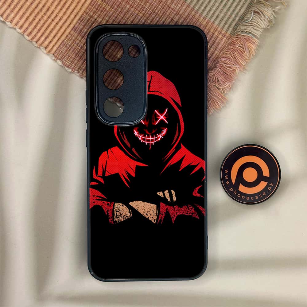 Tecno Spark 40 Pro Plus - Anonymous 2.0 Series - Premium Metal Printed soft Bumper shock Proof Case