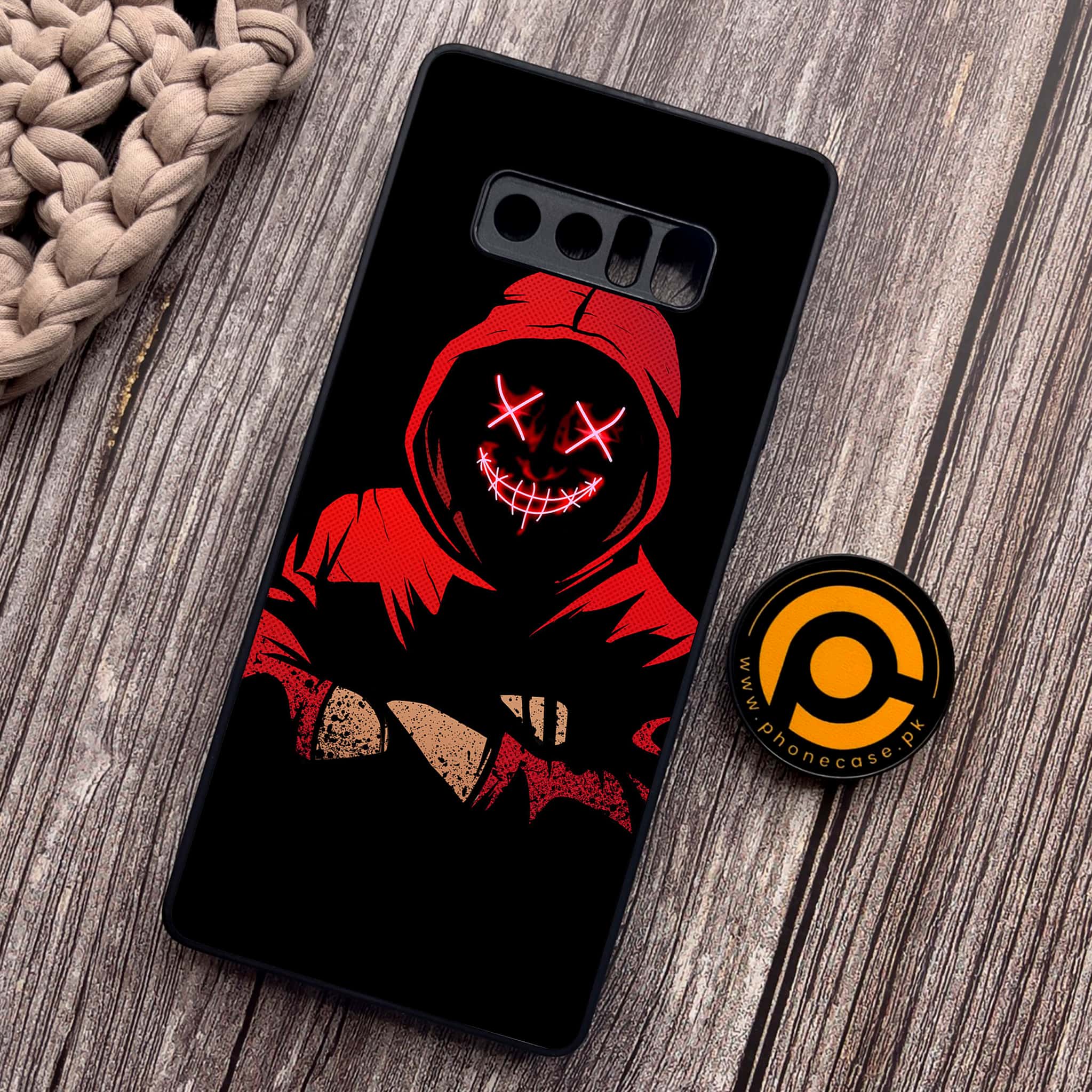 Samsung Galaxy Note 8 - Anonymous 2.0 Series - Premium Metal Printed soft Bumper shock Proof Case