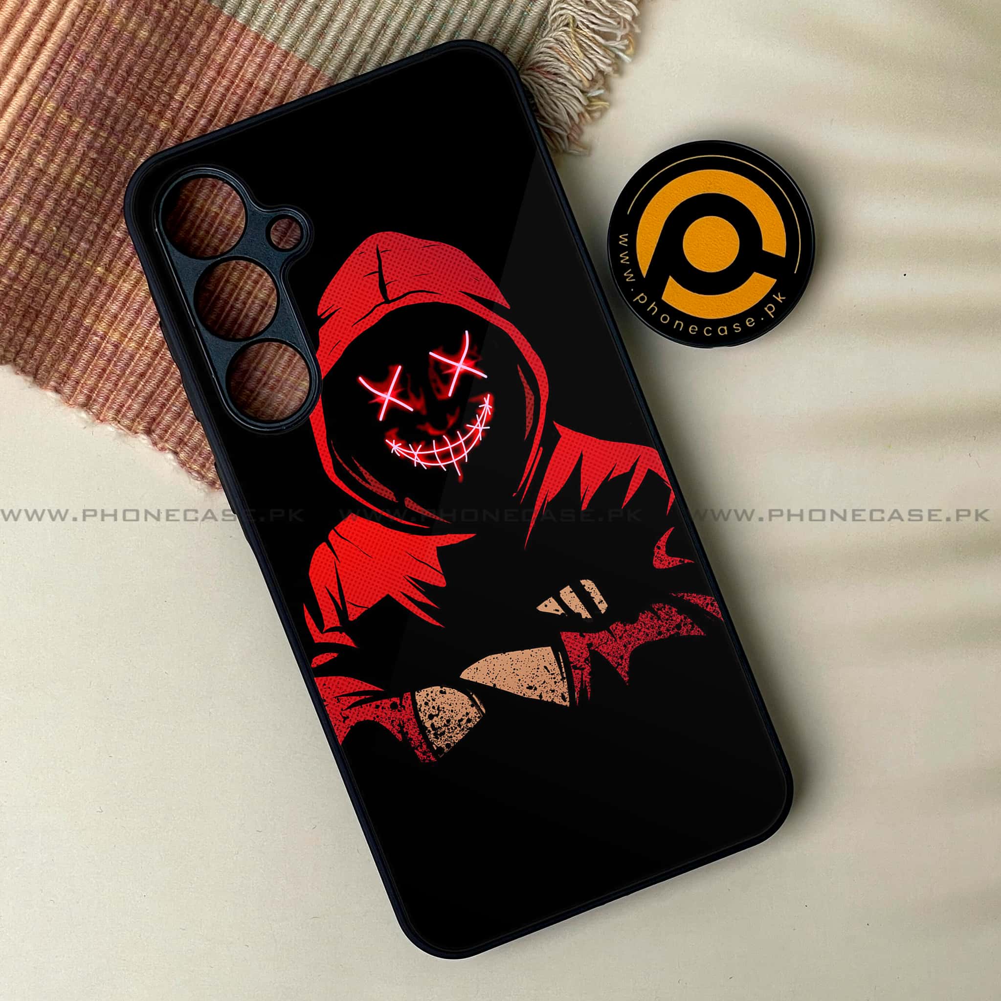 Samsung Galaxy A05s - Anonymous 2.0 Series - Premium Metal Printed soft Bumper shock Proof Case