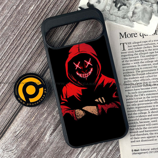 Google Pixel 9 Pro - Anonymous 2.0 Design 5- Premium Metal Printed soft Bumper Shock Proof Case CS-45186