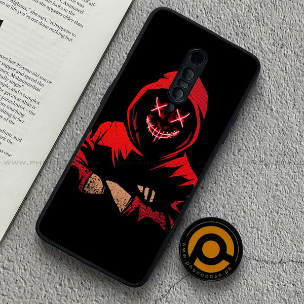 OnePlus 7 Pro - Anonymous 2.0 Design 5 - Premium Printed Glass soft Bumper shock Proof Case CS-36944