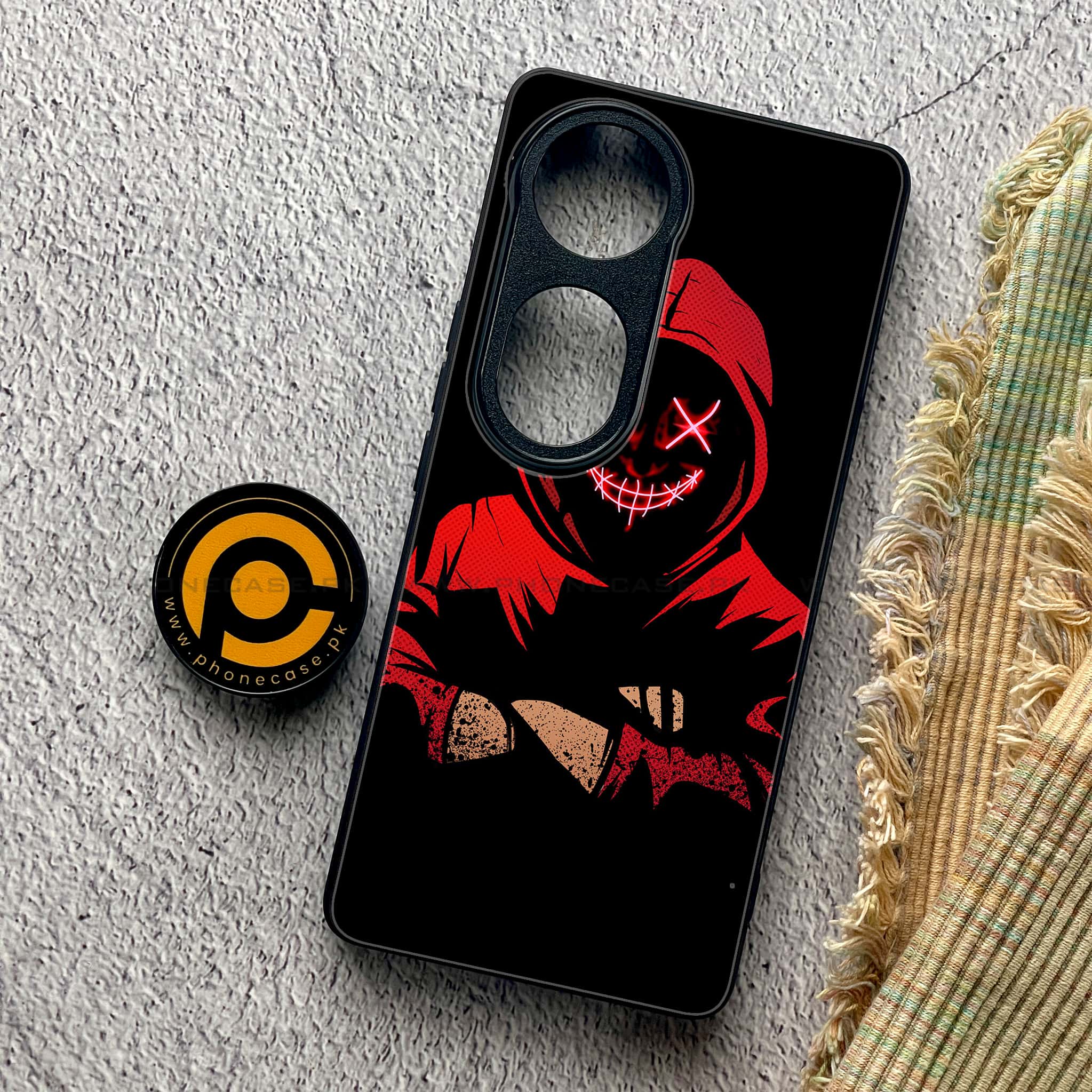 Vivo V40 Pro - Anonymous 2.0 Series - Premium Metal Printed soft Bumper shock Proof Case