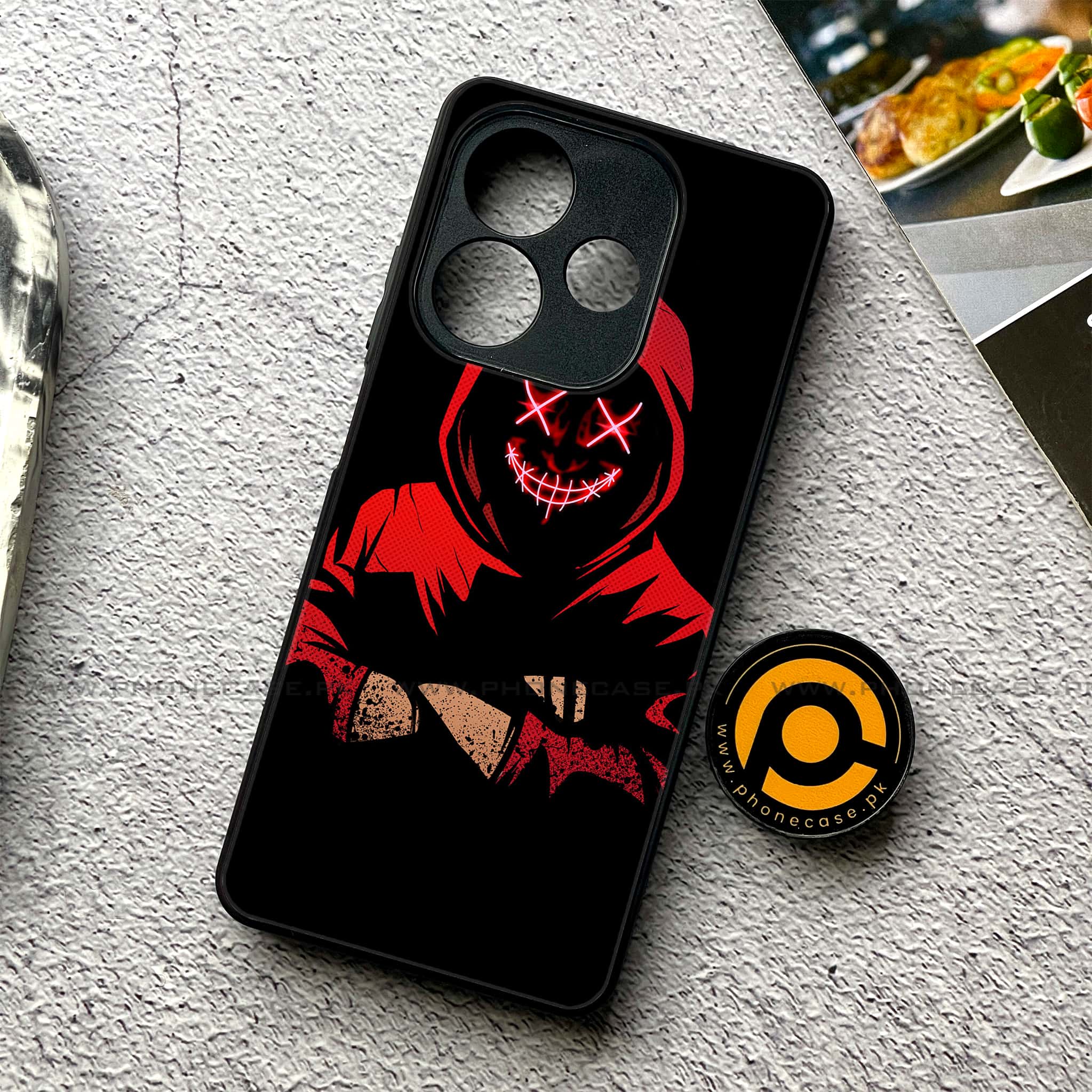 Oppo A5 Pro - Anonymous 2.0 Series - Premium Metal Printed soft Bumper shock Proof Case