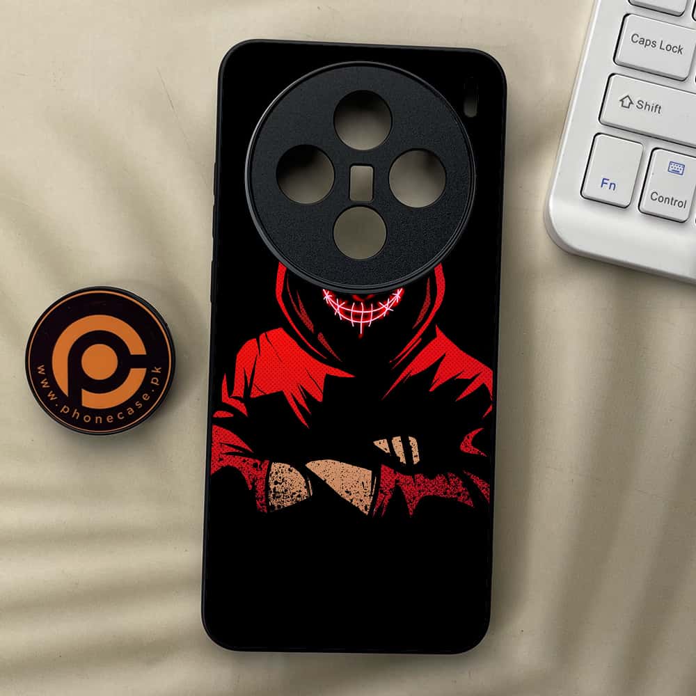 Vivo X200 - Anonymous 2.0 Series - Premium Metal  Printed soft Bumper shock Proof Case