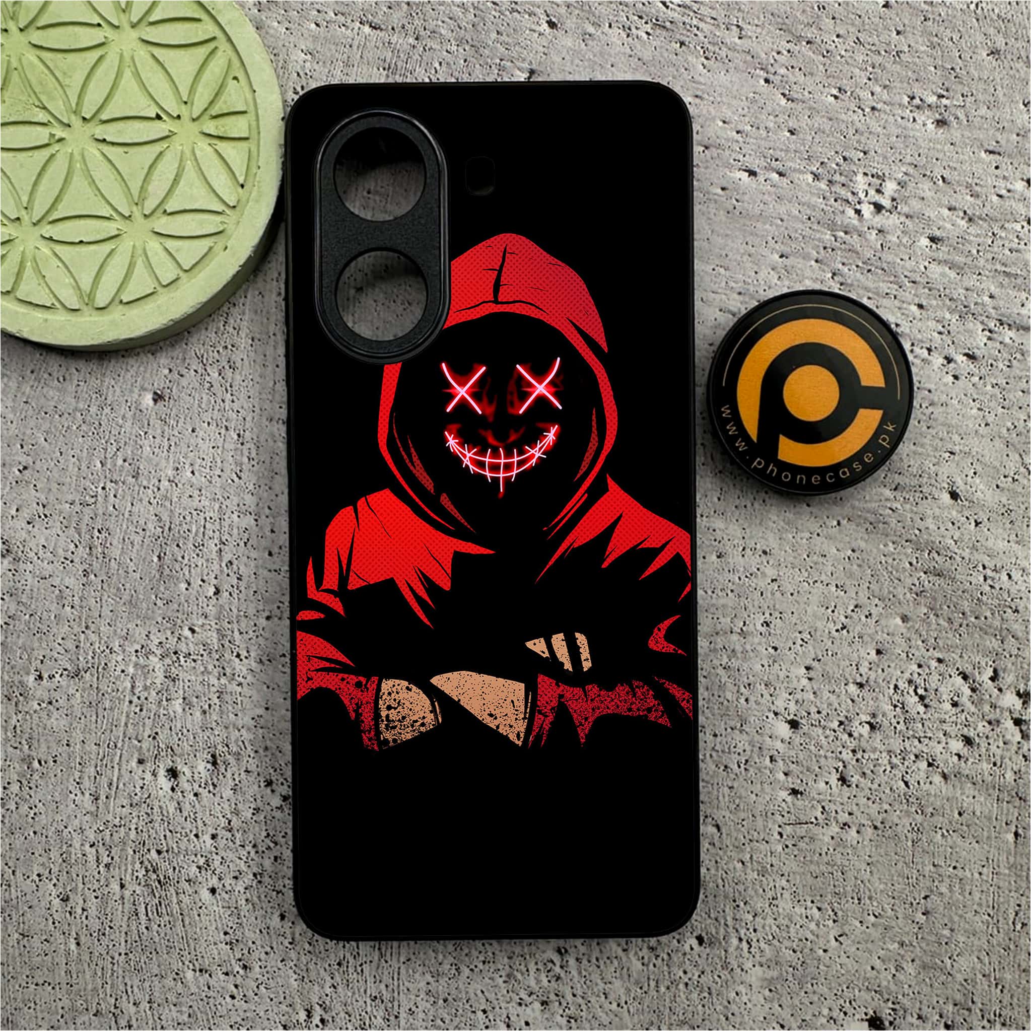 Xiaomi Redmi Turbo 4 - Anonymous 2.0 Series - Premium Metal Printed soft Bumper shock Proof Case