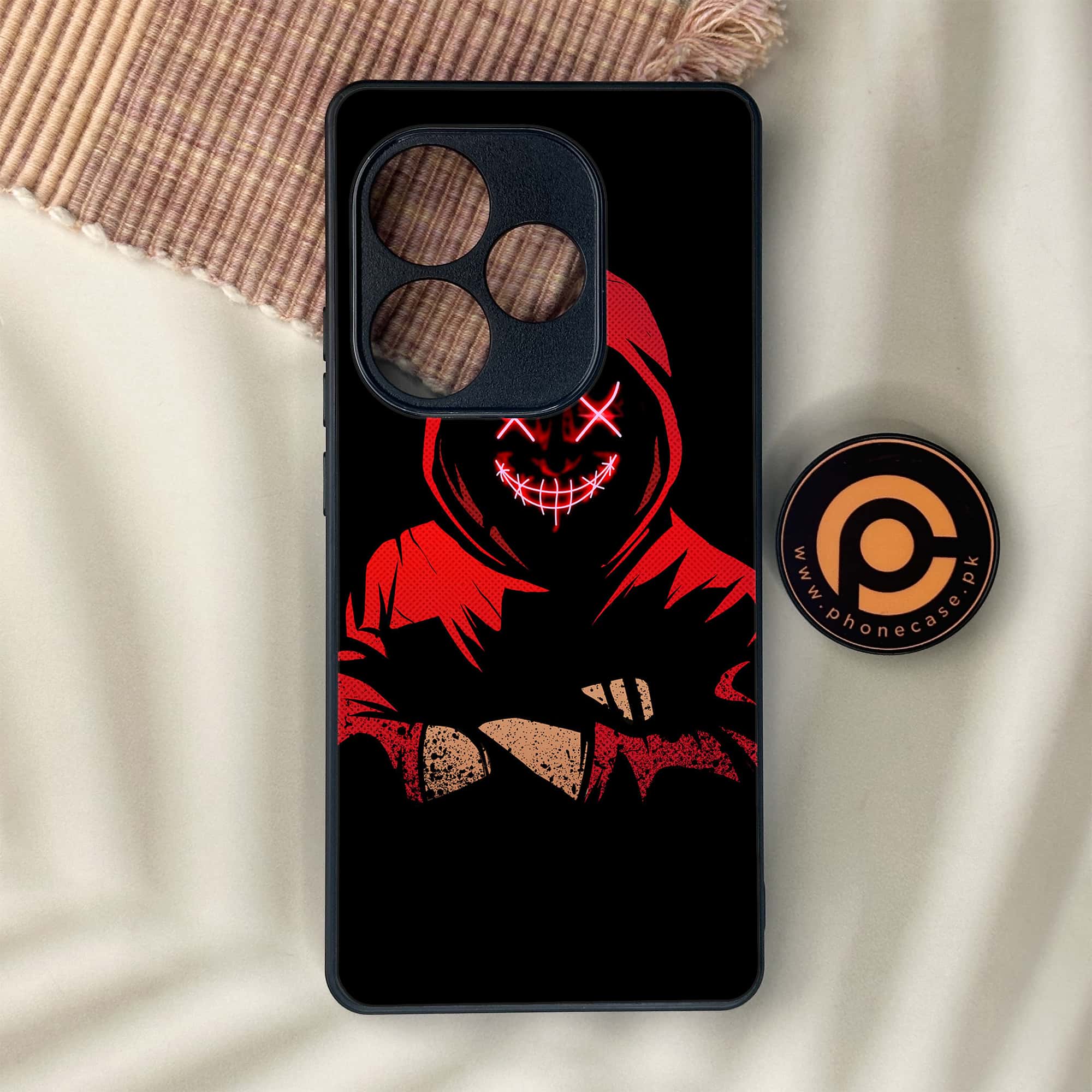 Realme GT 6 - Anonymous 2.0 Series - Premium Metal Printed soft Bumper shock Proof Case