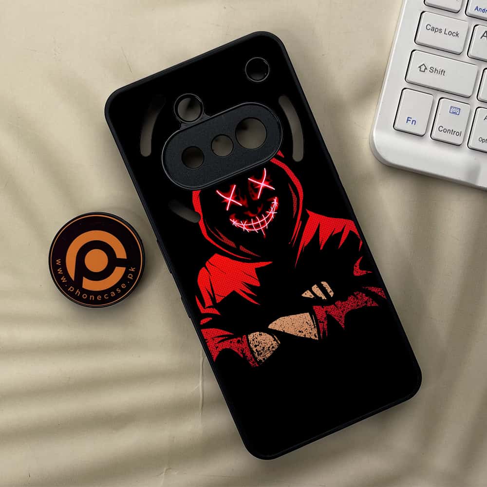 Nothing Phone 3a - Anonymous 2.0 Series - Premium Metal  Printed soft Bumper shock Proof Case