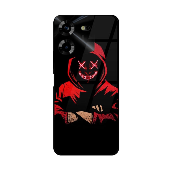 Tecno Pova 5 - Anonymous 2.0 Design 5 - Premium Printed Glass soft Bumper shock Proof Case CS-41919