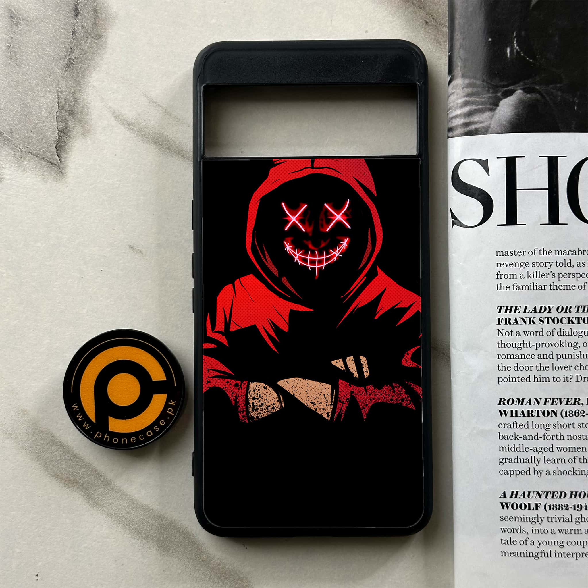 Google Pixel 8a - Anonymous 2.0 Series - Premium Printed soft Bumper Shock Proof Case