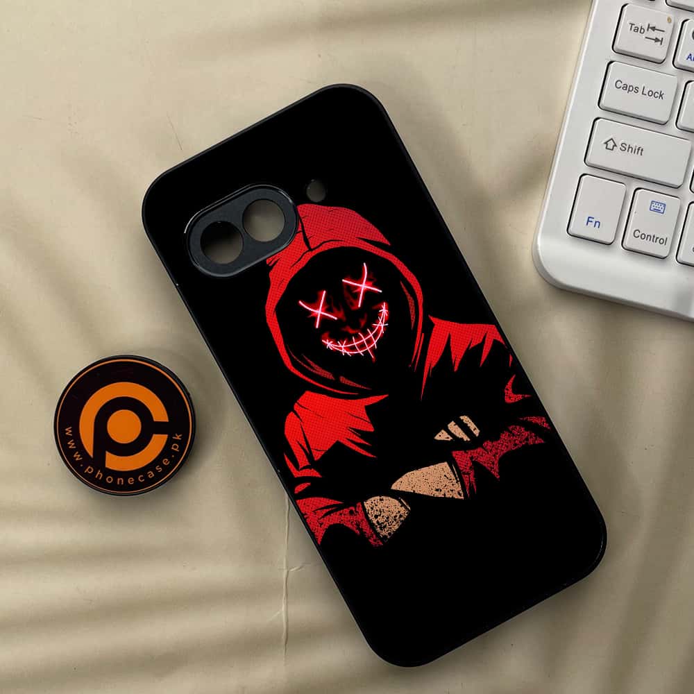 Google Pixel 9a - Anonymous 2.0 Series - Premium Metal Printed soft Bumper Shock Proof Case