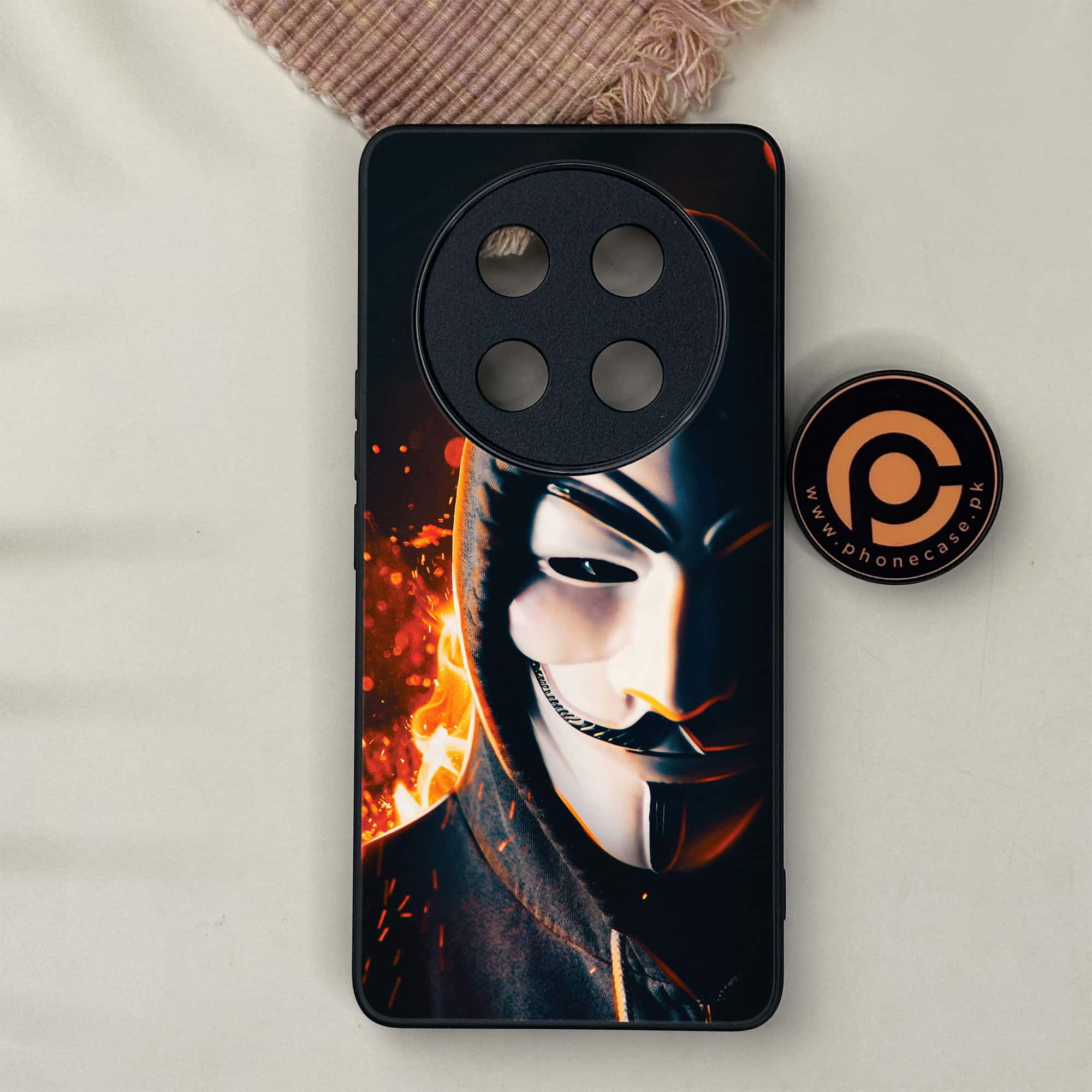 Honor X9c 5G - Anonymous 2.0 Series - Premium Metal Printed soft Bumper shock Proof Case