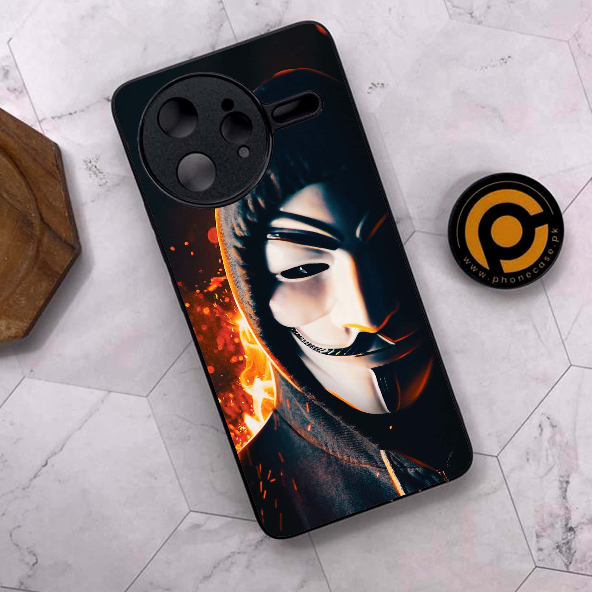Xiaomi Poco F7 Ultra 5G - Anonymous 2.0 Series - Premium Metal Printed soft Bumper shock Proof Case