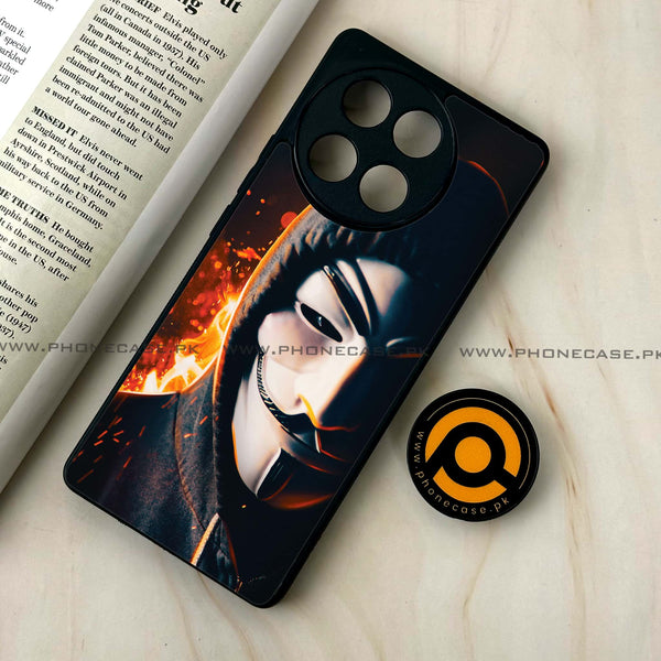 Tecno Camon 30s - Anonymous 2.0 Design 6 - Premium Printed Glass soft Bumper shock Proof Case CS-21150