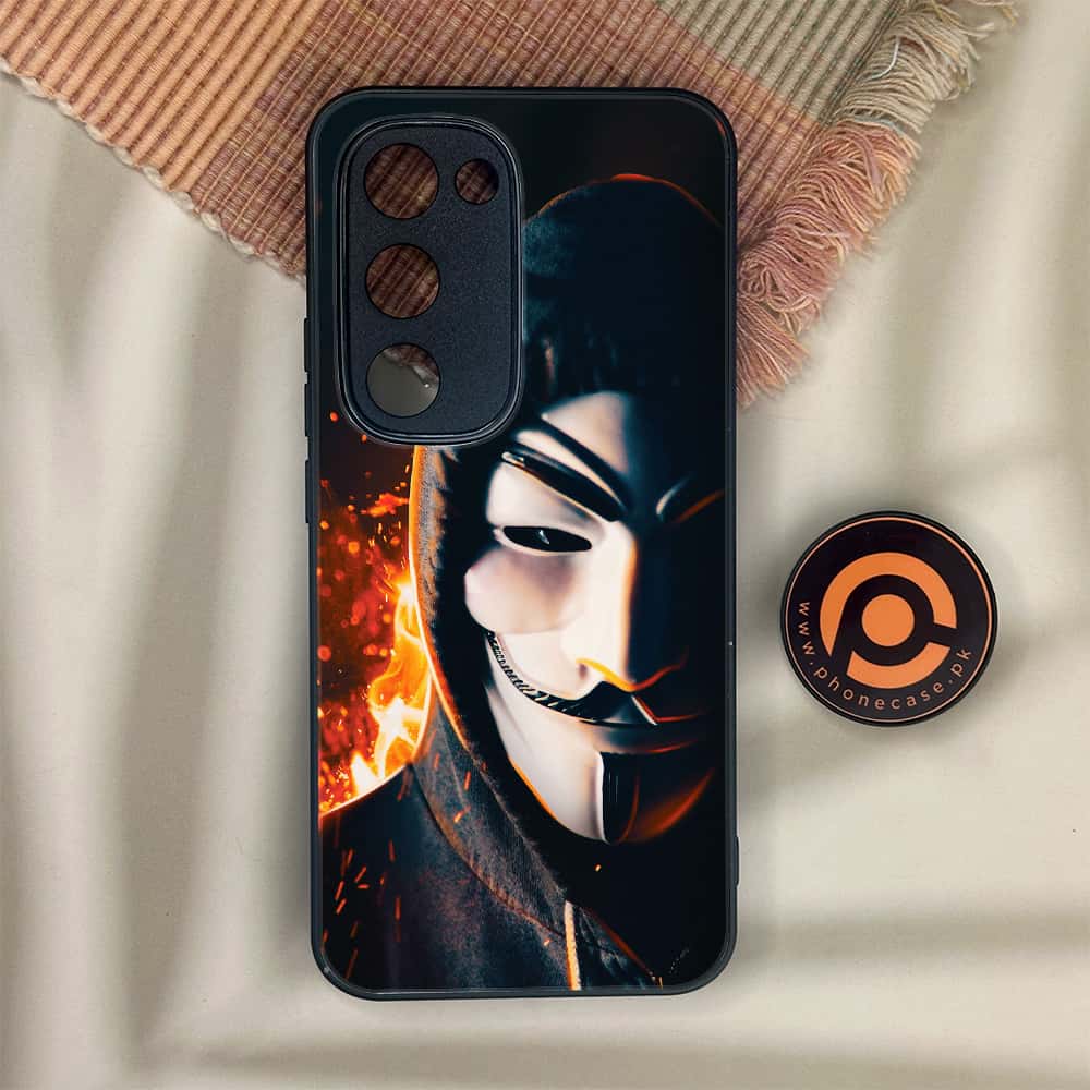 Tecno Spark 40 Pro Plus - Anonymous 2.0 Series - Premium Metal Printed soft Bumper shock Proof Case