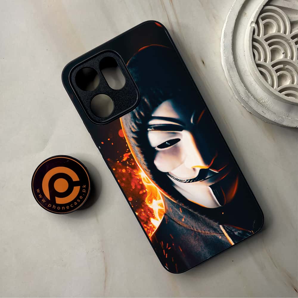 Oppo Reno 14F - Anonymous 2.0 Series - Premium Metal Printed Soft Bumper Shockproof Case
