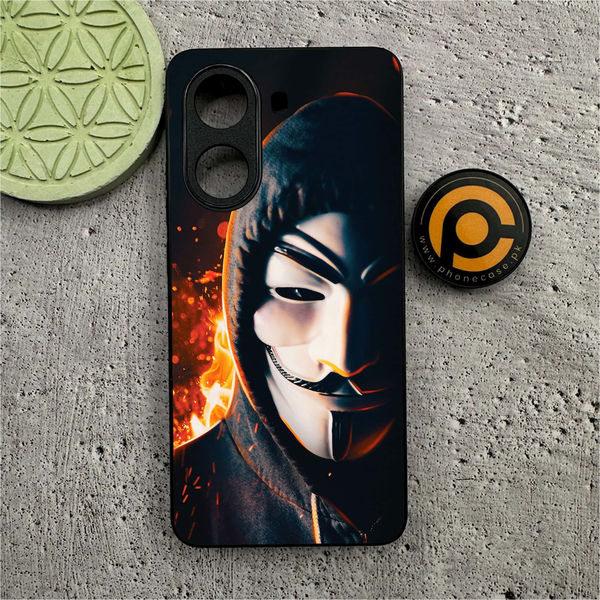 Xiaomi Redmi Turbo 4 - Anonymous 2.0 Series - Premium Metal Printed soft Bumper shock Proof Case