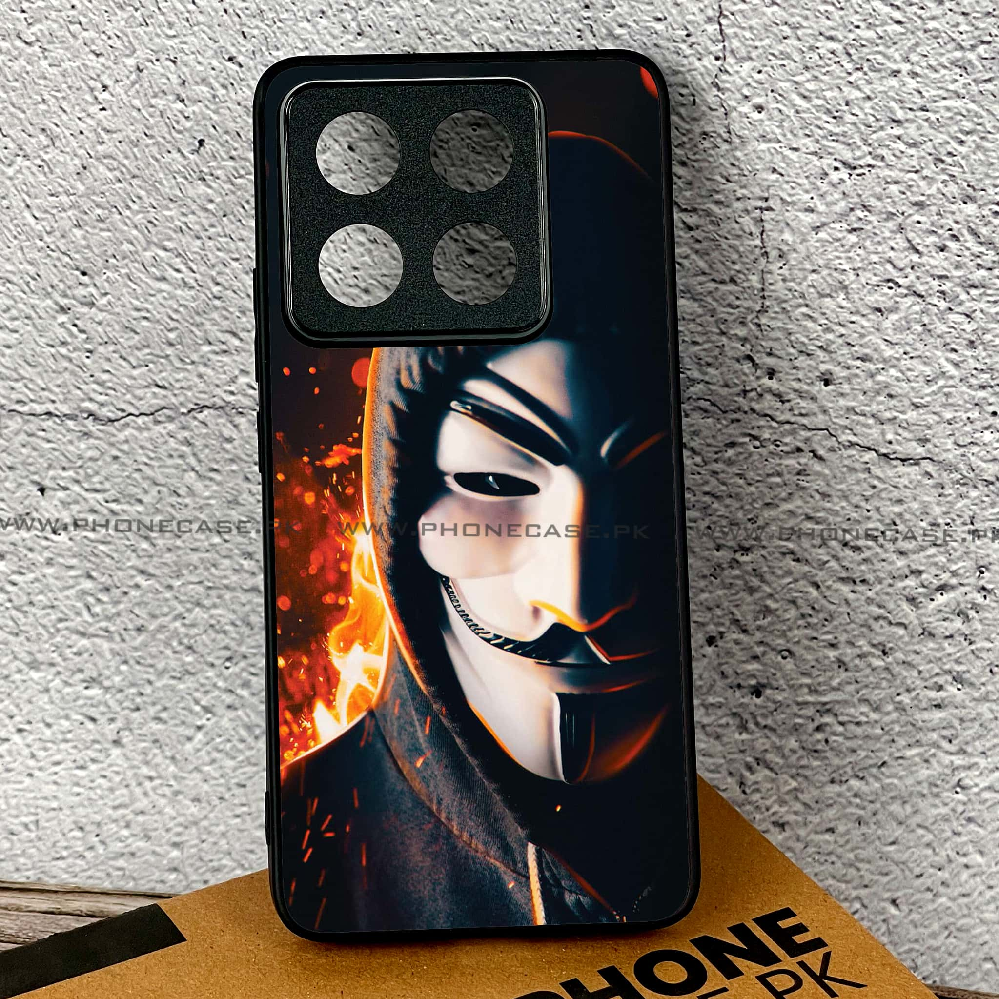 Xiaomi 14T Pro - Anonymous 2.0 Series - Premium Printed Glass soft Bumper shock Proof Case