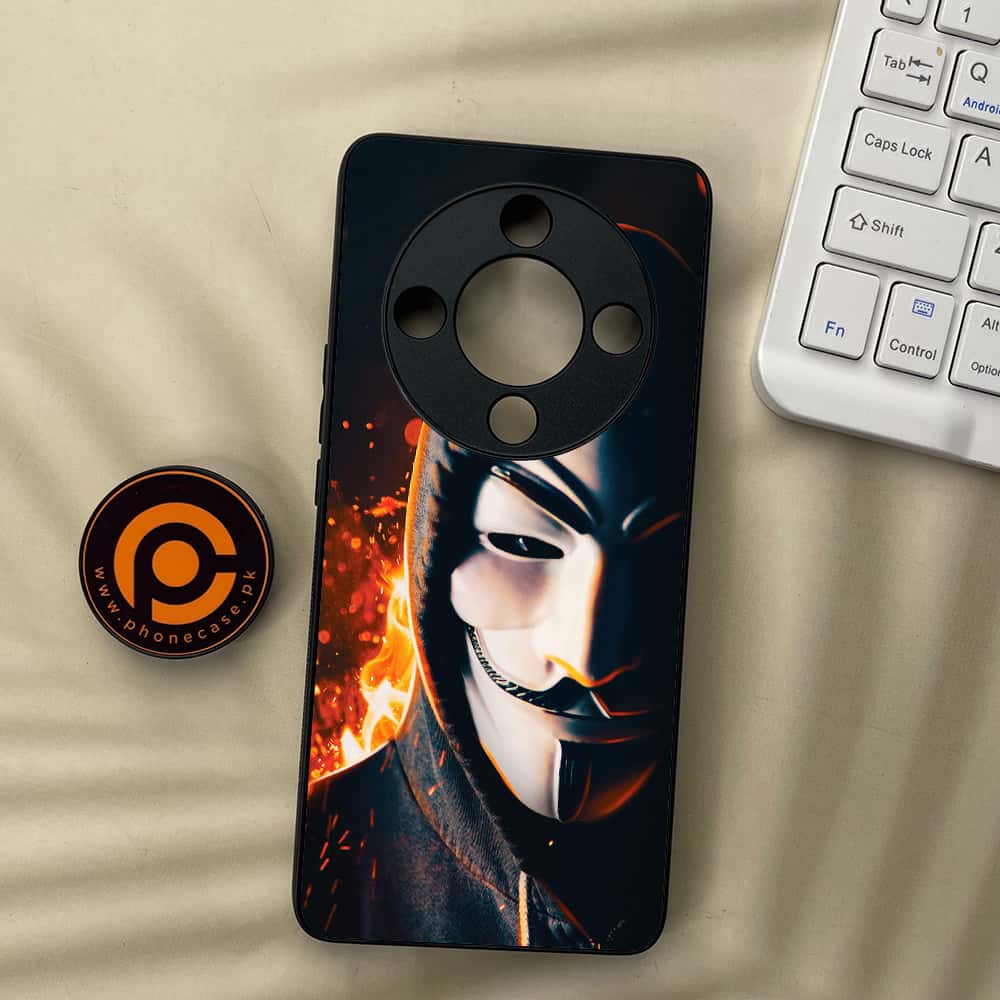 HONOR X9b 5G - Anonymous 2.0 Series - Premium Metal  Printed soft Bumper shock Proof Case