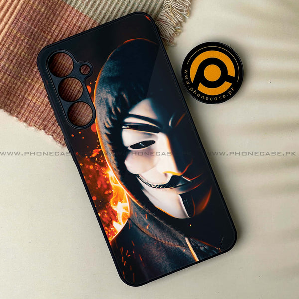 Samsung Galaxy A16 - Anonymous 2.0 Design 6  - Premium Metal Printed soft Bumper Shock Proof Case