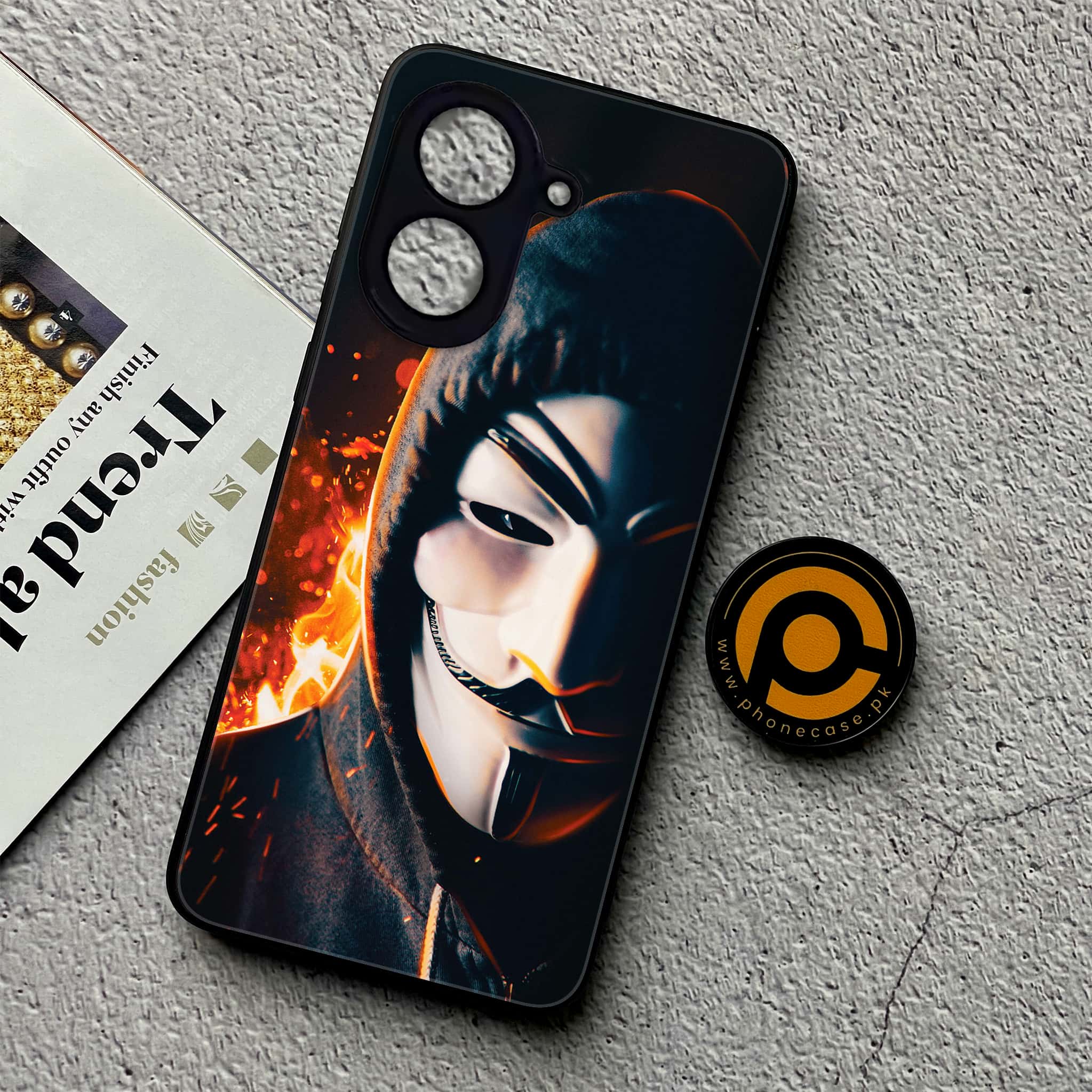 Xiaomi Redmi A5 - Anonymous 2.0 Series - Premium Metal Printed soft Bumper shock Proof Case