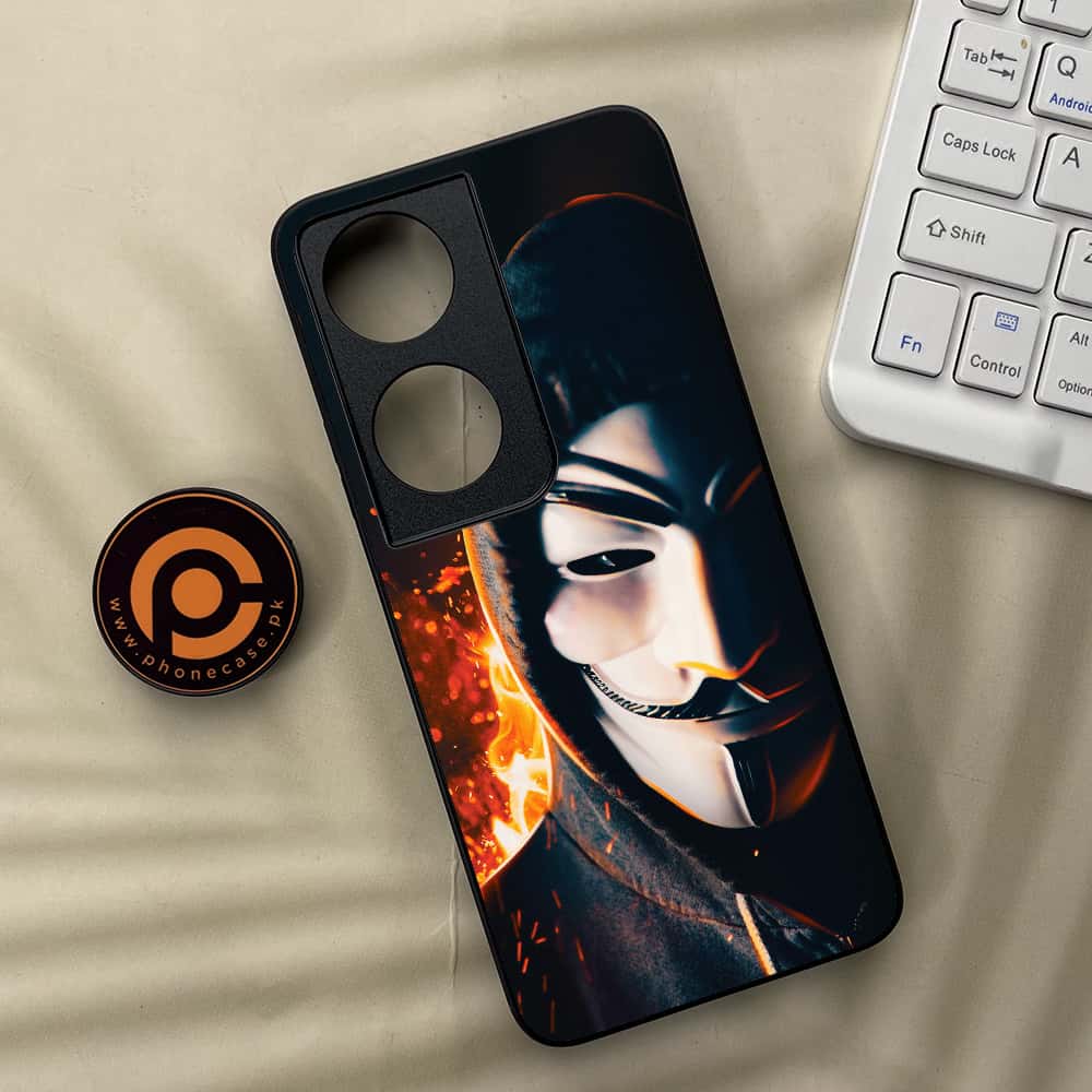 Honor X7b - Anonymous 2.0 Series - Premium Metal  Printed soft Bumper shock Proof Case