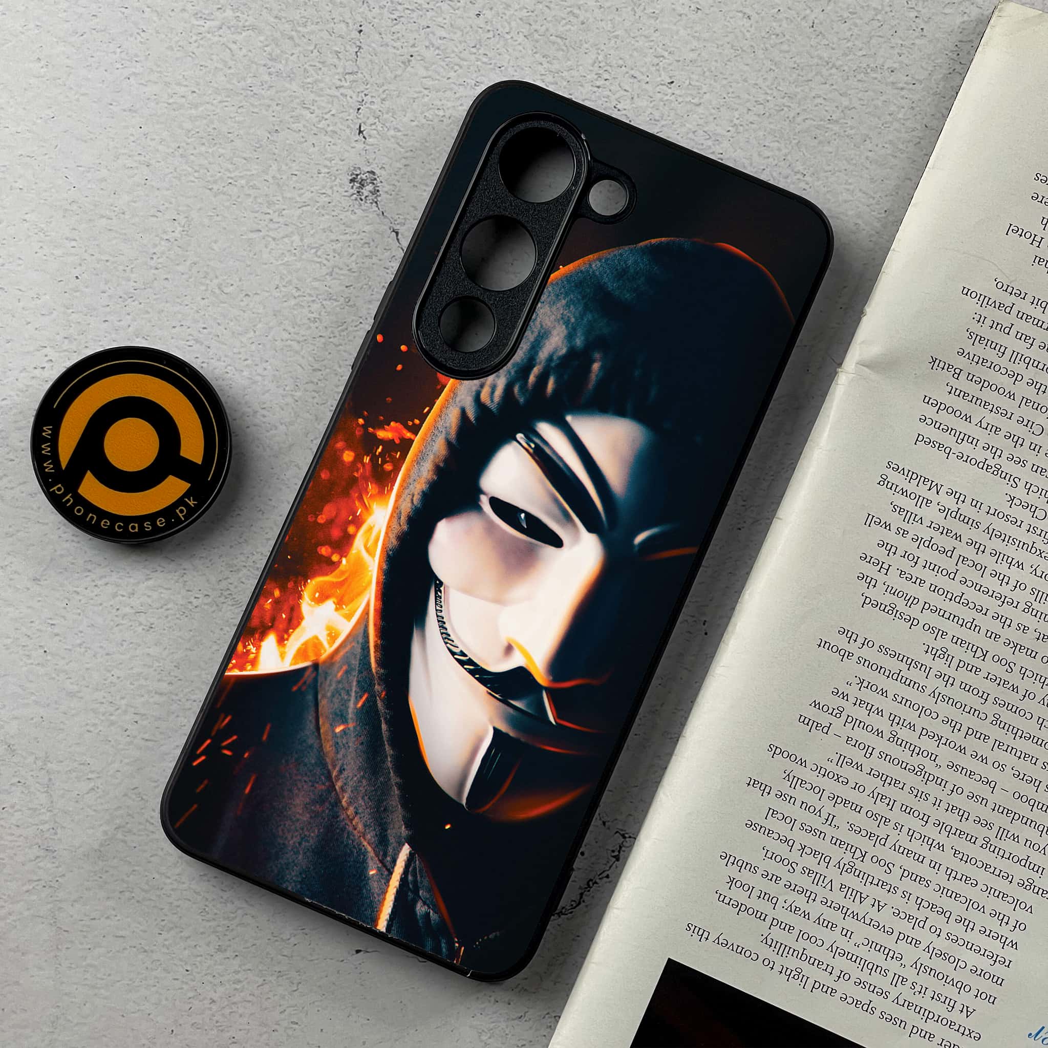 Vivo Y04 - Anonymous 2.0 Series - Premium Metal Printed Soft Bumper Shockproof Case