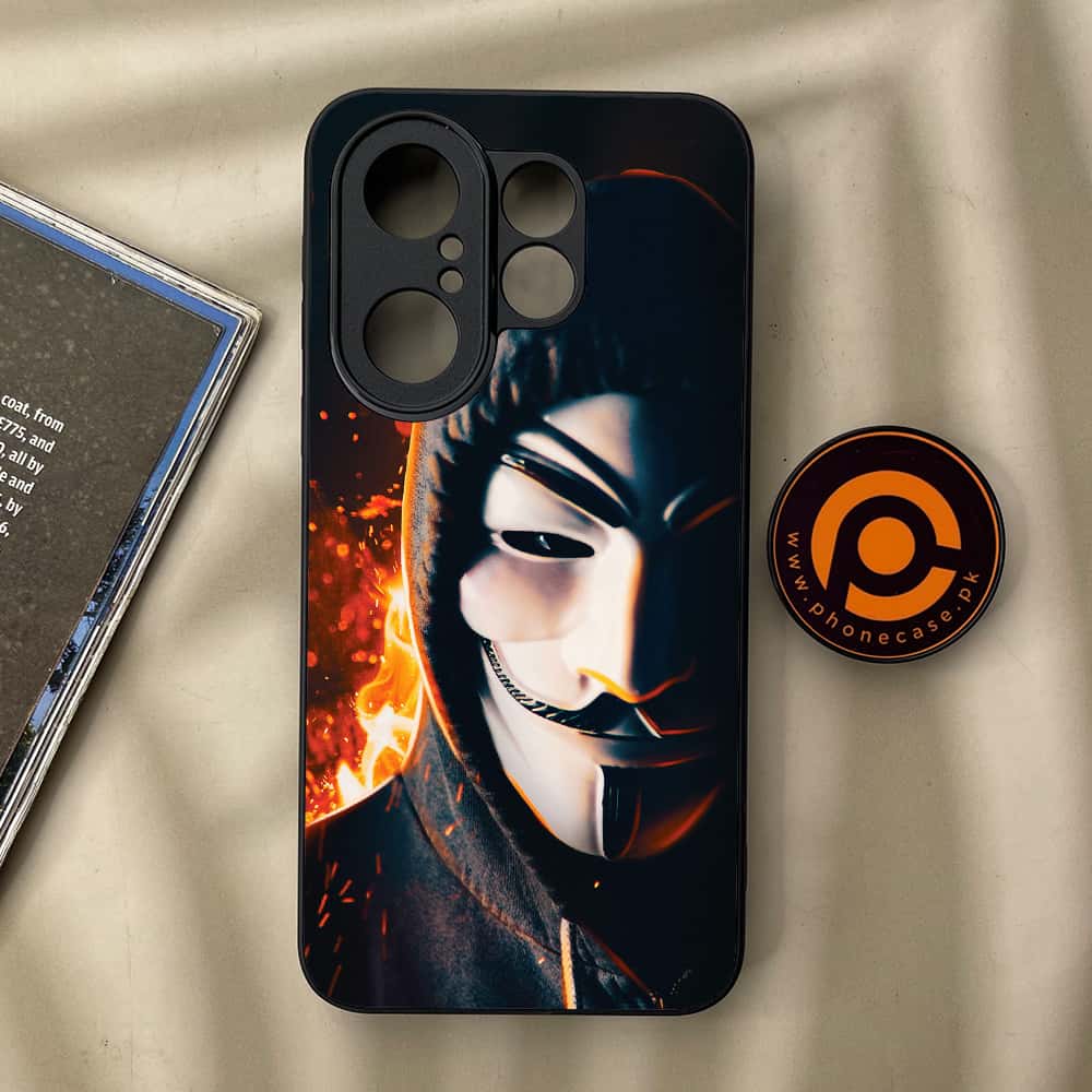 Vivo X200 FE - Anonymous 2.0 Series - Premium Metal Printed soft Bumper Shock Proof Case