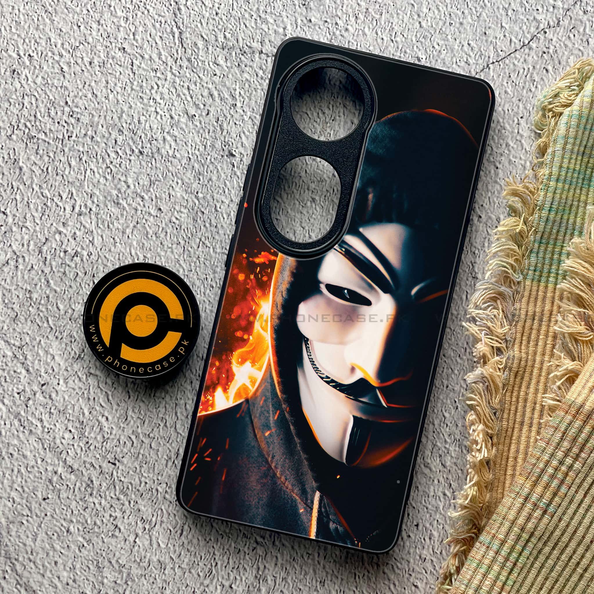 Vivo S19 Pro - Anonymous 2.0 Series - Premium Metal Printed soft Bumper shock Proof Case