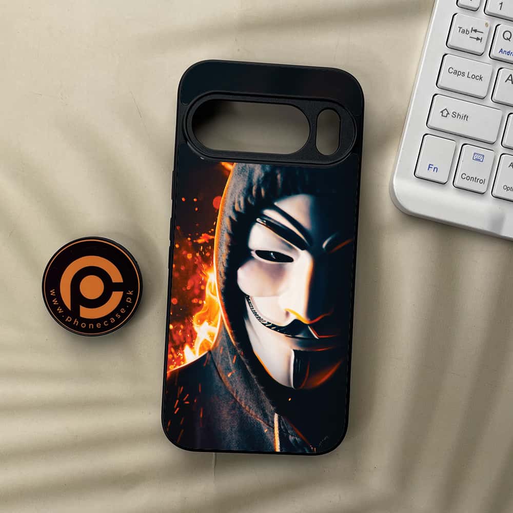 Google Pixel 10  - Anonymous 2.0 Series - Premium Metal Printed soft Bumper Shockof Case