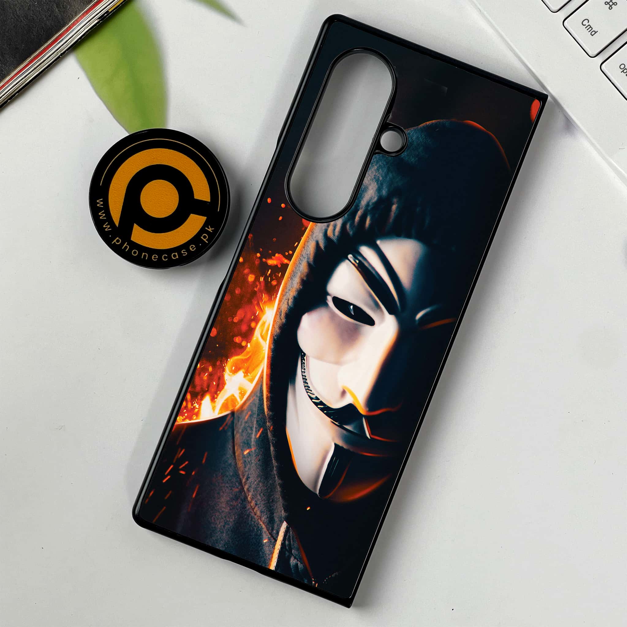 Samsung Galaxy Z Fold 7 - Anonymous 2.0 Series - Premium Metal Printed soft Bumper shock Proof Case