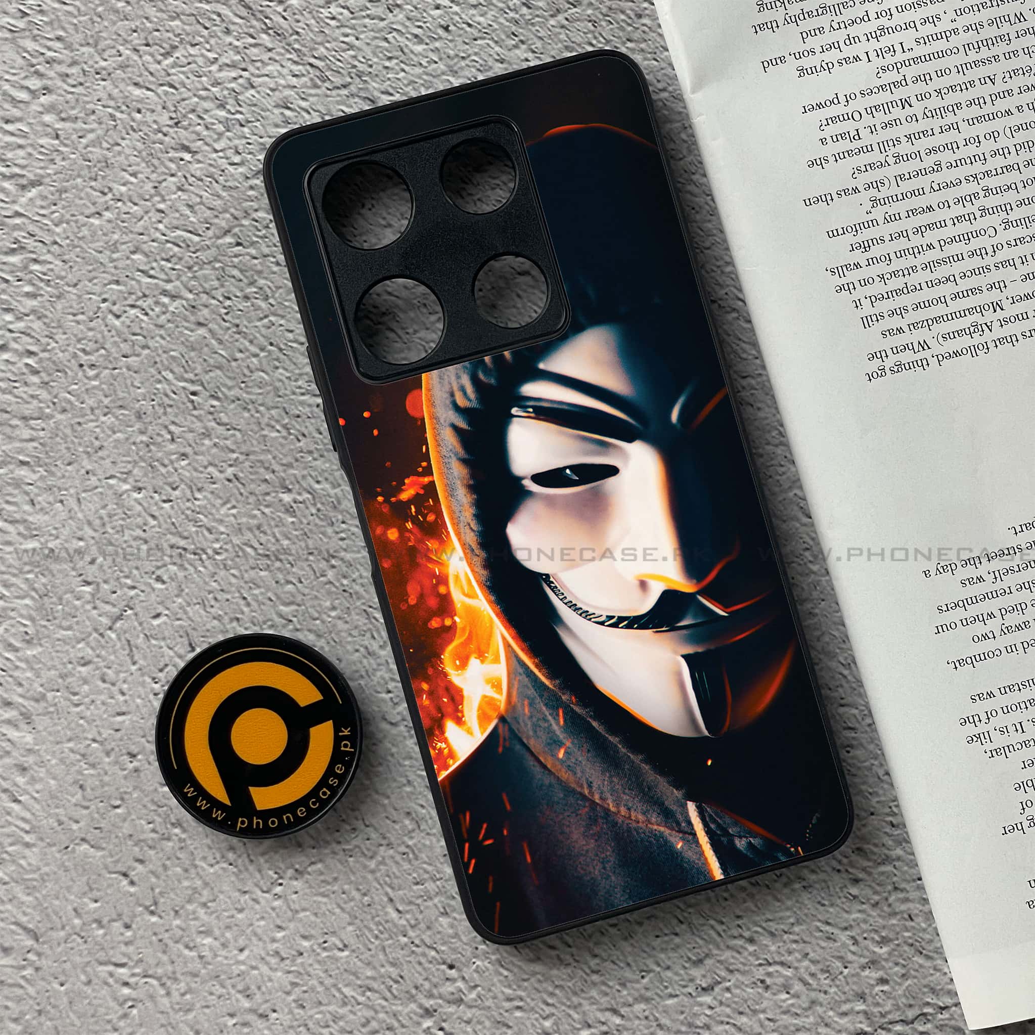 Infinix Note 30 Pro - Anonymous 2.0 Series - Premium Metal Printed soft Bumper shock Proof Case