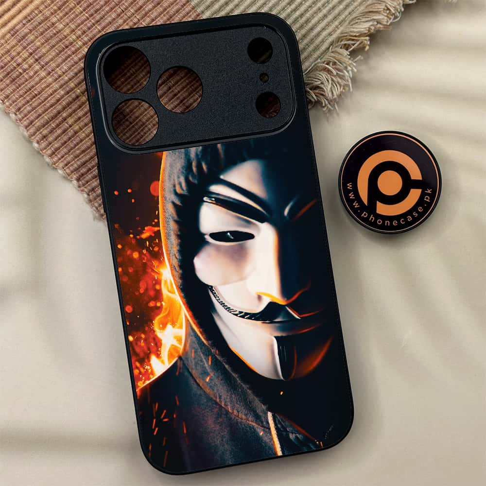 iPhone 17 Pro - Anonymous 2.0 Series - Premium Metal Printed soft Bumper shock Proof Case