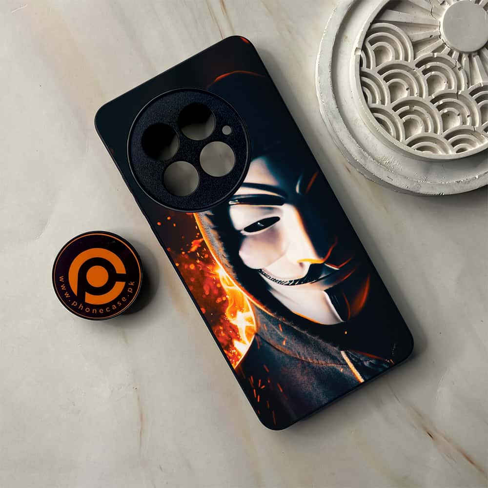 OnePlus 13 - Anonymous 2.0 Series - Premium Metal Printed soft Bumper shock Proof Case