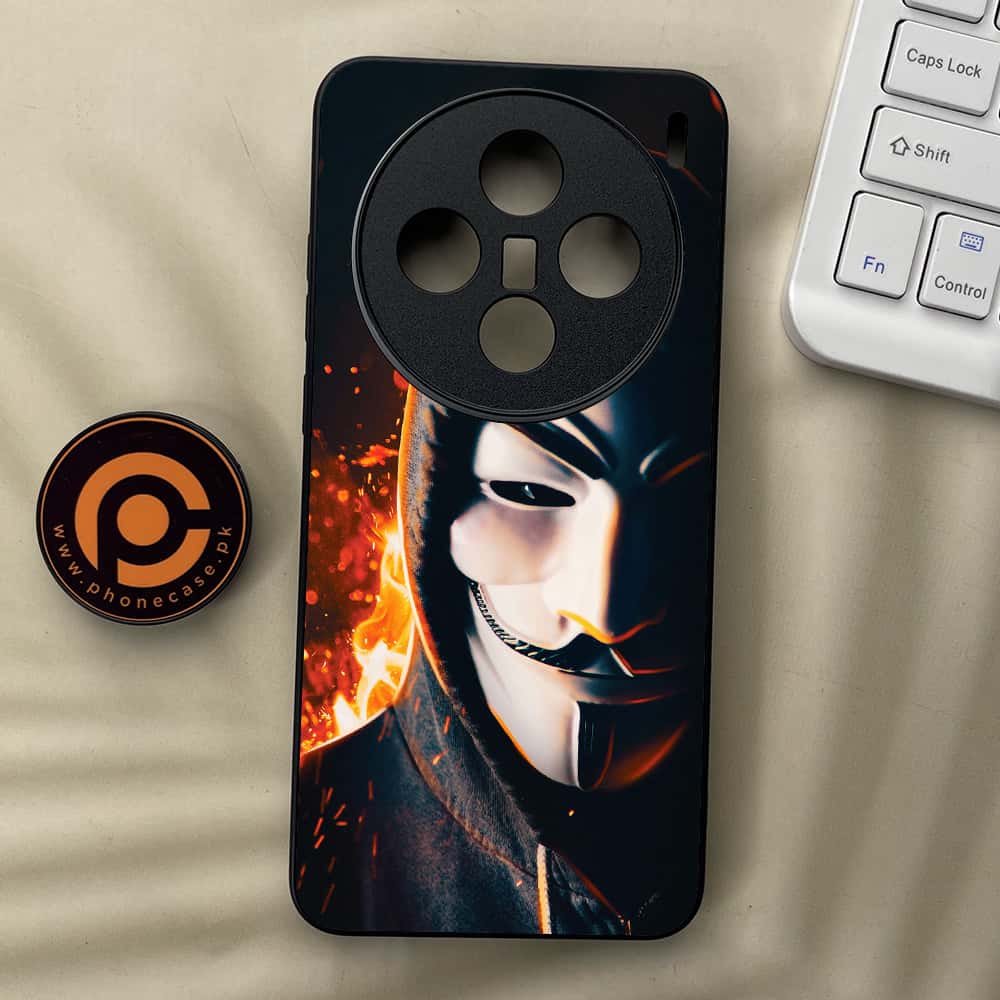 Vivo X200 - Anonymous 2.0 Series - Premium Metal  Printed soft Bumper shock Proof Case