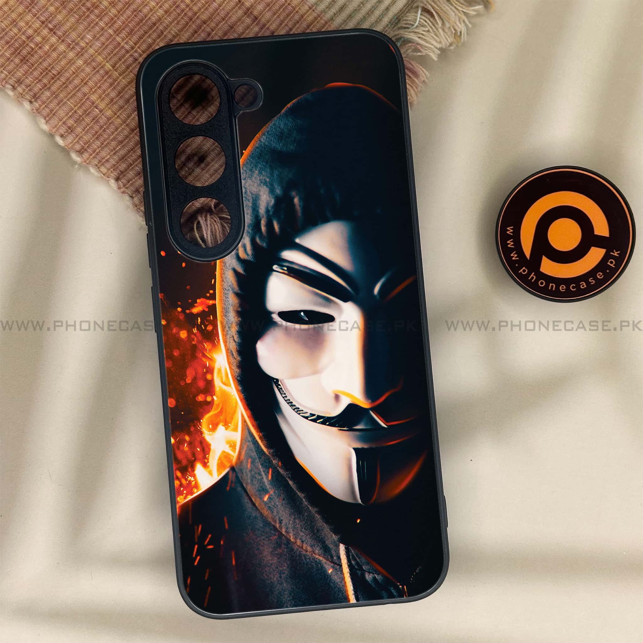 Tecno Spark 40 Pro - Anonymous 2.0 Series - Premium Metal Printed soft Bumper shock Proof Case