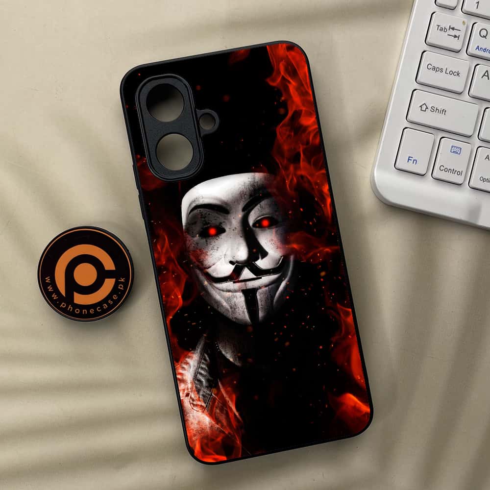 Tecno Spark Go 2 - Anonymous 2.0 Series - Premium Metal Printed soft Bumper Shock Proof Case