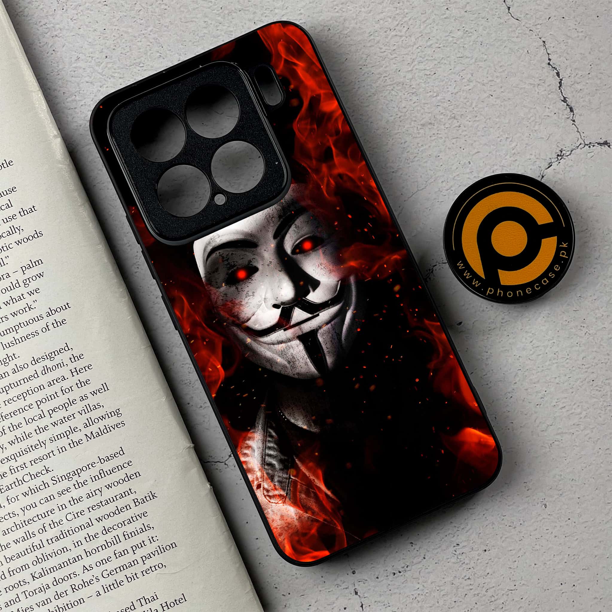 Xiaomi 15 - Anonymous 2.0 Series - Premium Metal Printed soft Bumper shock Proof Case